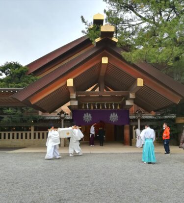 女３人。熱田神宮の厄払いへGO！厄払いの流れとおさがりは