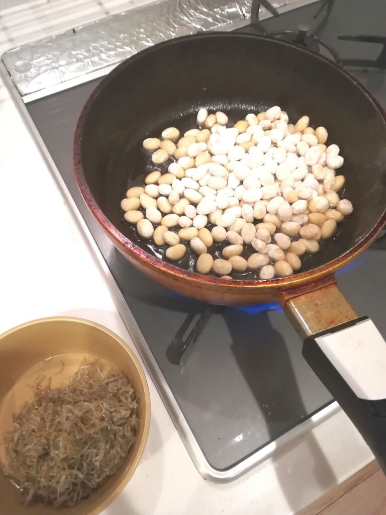 カリカリな大豆の作り方